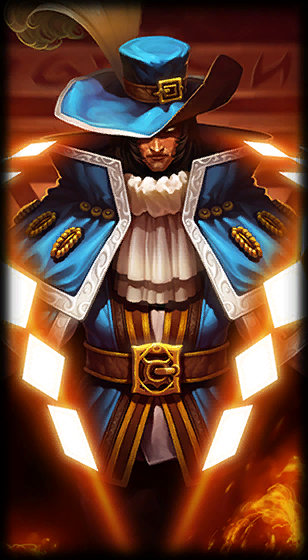 Twisted Fate mosquetero 