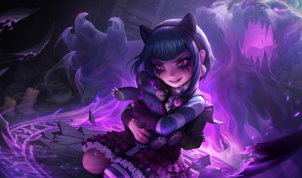 Annie Goth Moderna LoL aspetti Annie Annie Goth Moderna League of Legends skin SplashArt