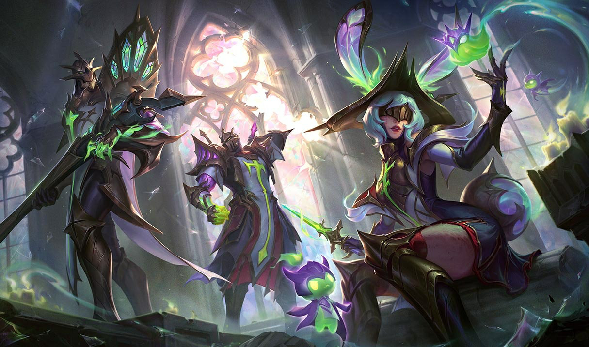 破られし盟約オーロラ LoL スキン オーロラ 破られし盟約オーロラ League of Legends リーグオブレジェンド skin SplashArt