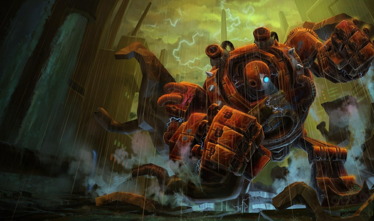 完全に錆びついたブリッツクランク LoL スキン ブリッツクランク 完全に錆びついたブリッツクランク League of Legends リーグオブレジェンド skin SplashArt