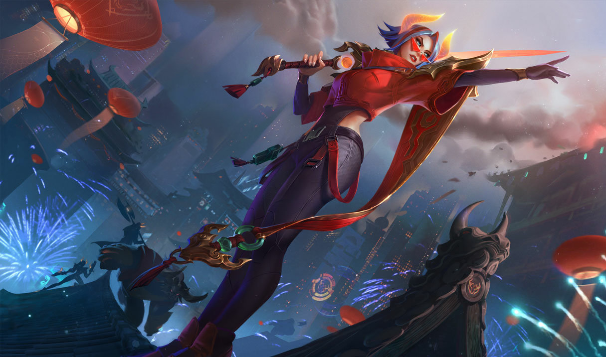 月の聖獣フィオラ LoL スキン フィオラ 月の聖獣フィオラ League of Legends リーグオブレジェンド skin SplashArt