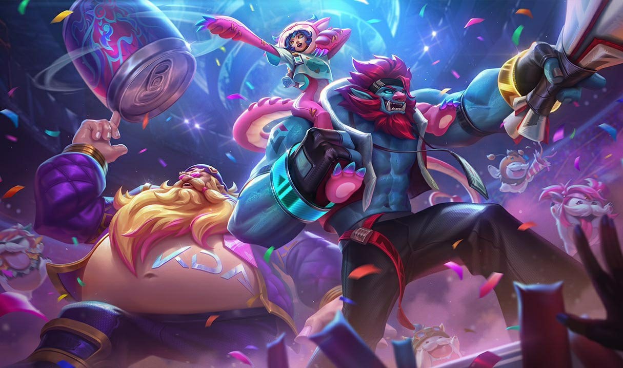 LoL skin 】 Gragas Fã de Música / League of Legends Galeria de Skin ...