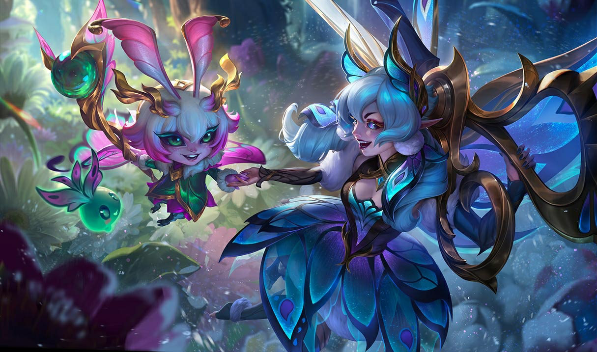 妖精の王宮グウェン LoL スキン グウェン 妖精の王宮グウェン League of Legends リーグオブレジェンド skin SplashArt