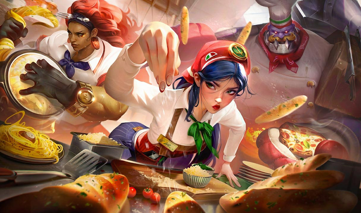 Irelia Grissini LoL aspetti Irelia Irelia Grissini League of Legends skin SplashArt
