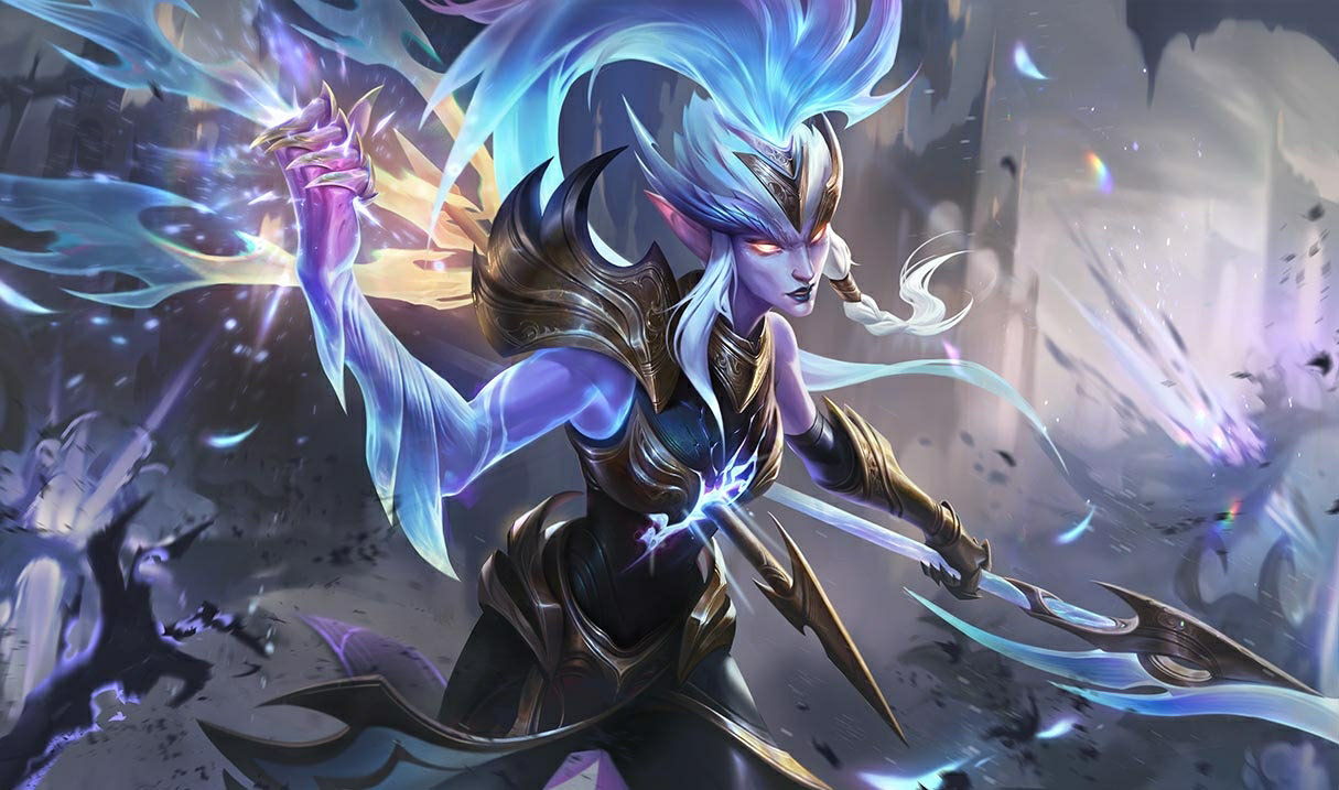 Rächende Dämmerung Kalista LoL skin Kalista Rächende Dämmerung Kalista League of Legends SplashArt