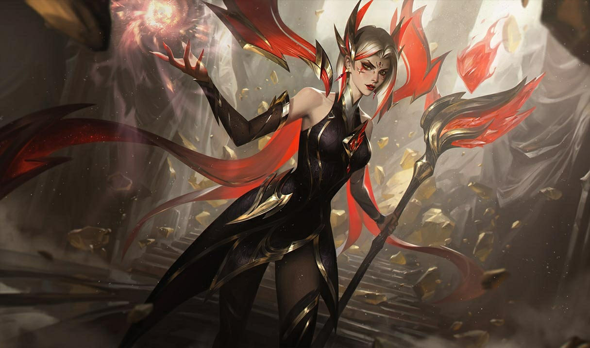 LeBlanc Lenda Ascendida LoL skin LeBlanc LeBlanc Lenda Ascendida League of Legends SplashArt