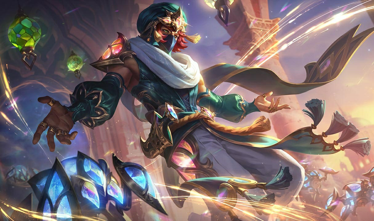 Malzahar Rompedestinos LoL aspecto Malzahar Malzahar Rompedestinos League of Legends skin SplashArt