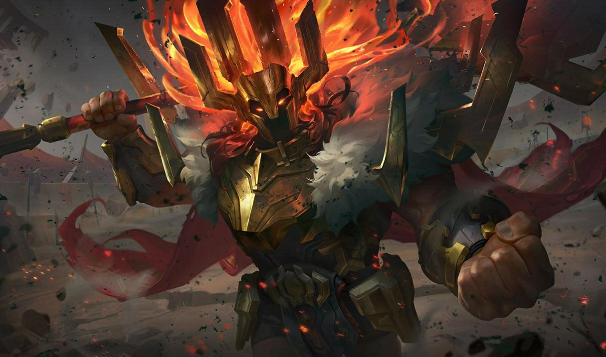 Mordekaiser Sahn-Uzal LoL aspecto Mordekaiser Mordekaiser Sahn-Uzal League of Legends skin SplashArt