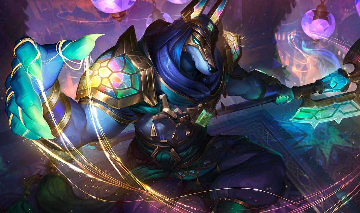 Nasus forgeur de destins LoL skin Nasus Nasus forgeur de destins League of Legends SplashArt