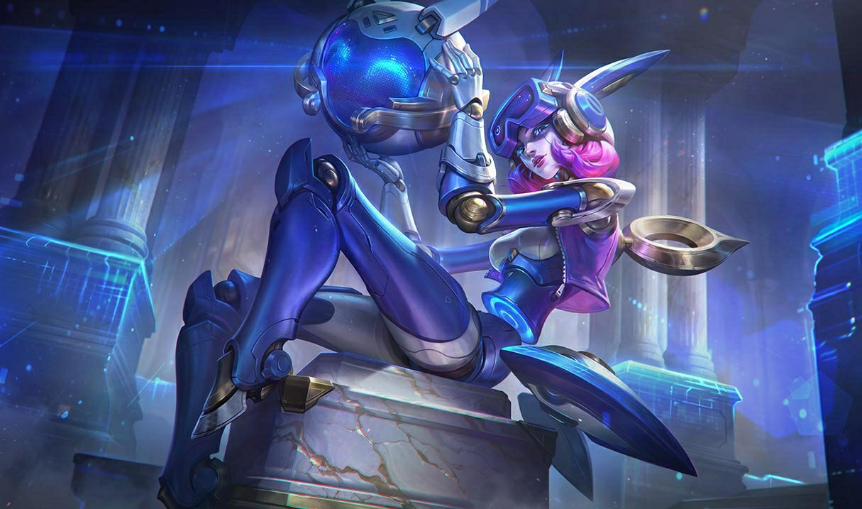 Orianna Leggenda Trascesa LoL aspetti Orianna Orianna Leggenda Trascesa League of Legends skin SplashArt