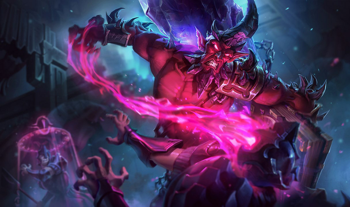LoL skin 】 恶魔男爵 瑞兹 / 英雄联盟 皮肤预览 / 皮肤 视频 瑞兹