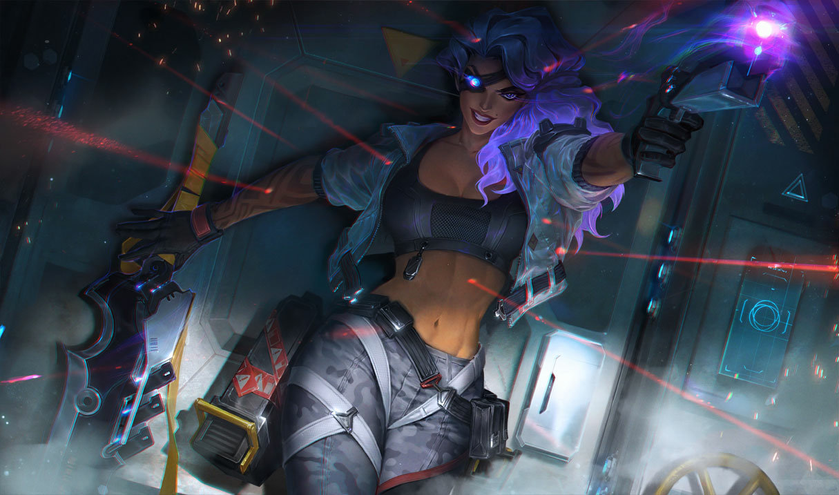 LoL skin 】 PsyOps-Samira / League of Legends Skin Galerie / video Samira