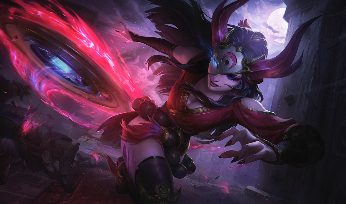 blood moon elise splash art