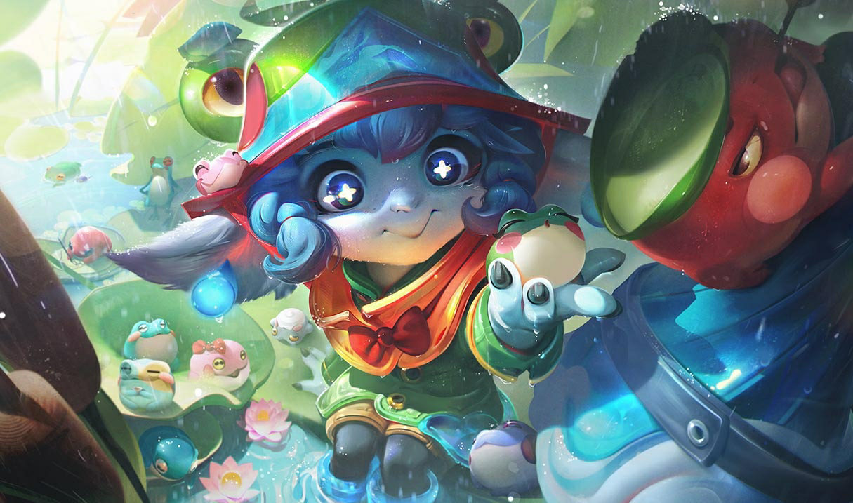 Tristana Pastora pluviale LoL aspetti Tristana Tristana Pastora pluviale League of Legends skin SplashArt