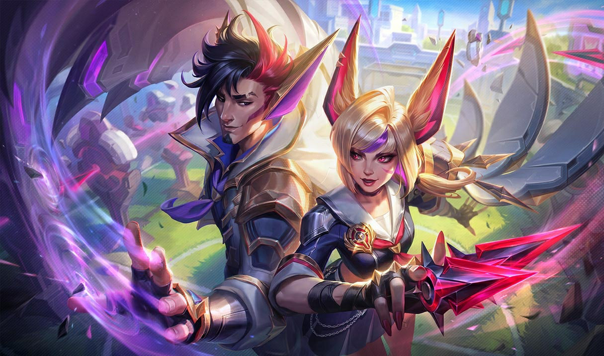 Шая из Боевой академии LoL образы Шая Шая из Боевой академии League of Legends skin SplashArt