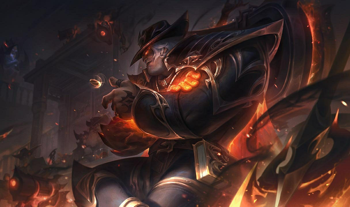 Ковбой Йорик LoL образы Йорик Ковбой Йорик League of Legends skin SplashArt
