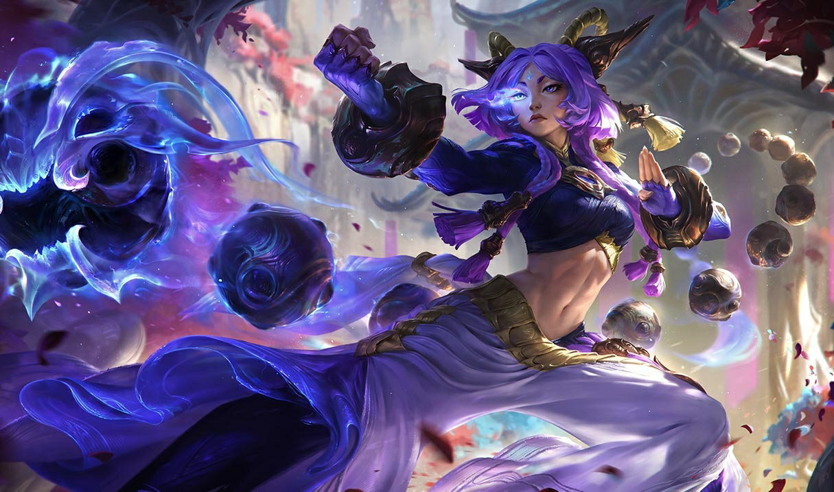 芸阿娜 LoL 皮肤 芸阿娜 芸阿娜 League of Legends 英雄联盟 skin SplashArt
