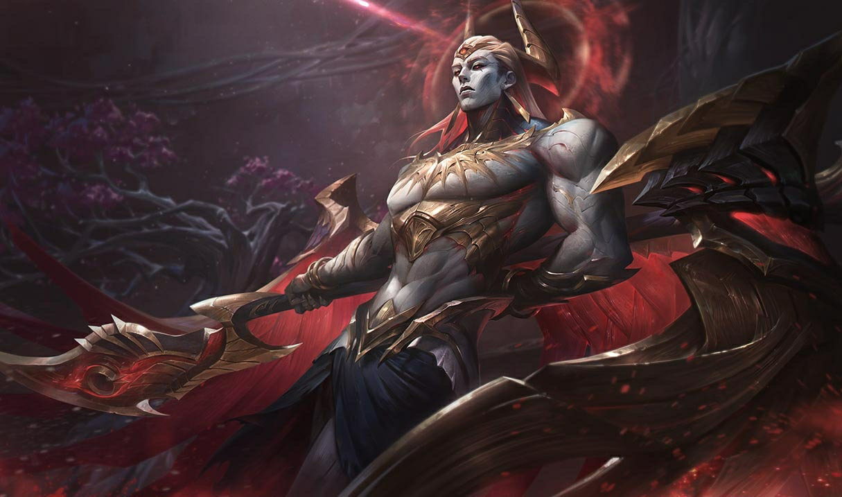 Zaahen LoL aspecto Zaahen Zaahen League of Legends skin SplashArt