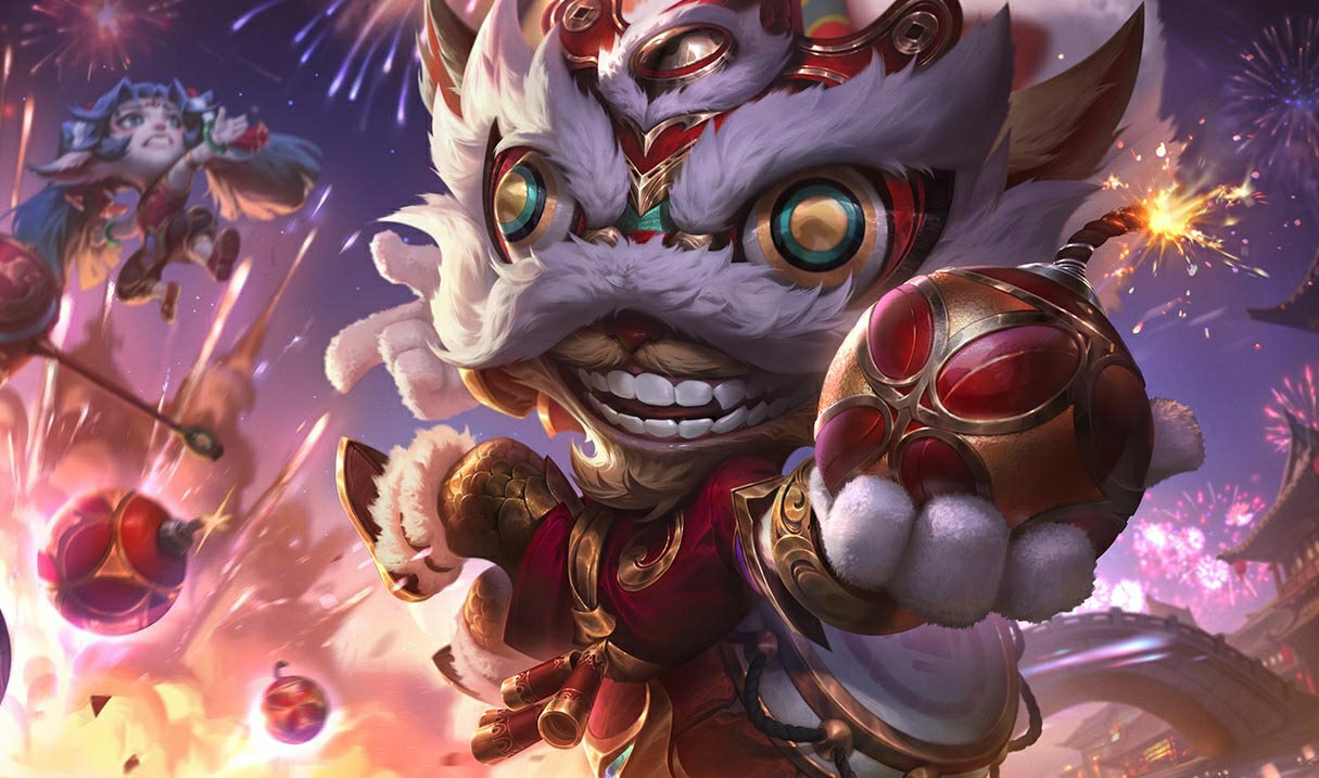 ▷【 LoL skin 】 爆発花火ジグス / リーグオブレジェンド 新スキン