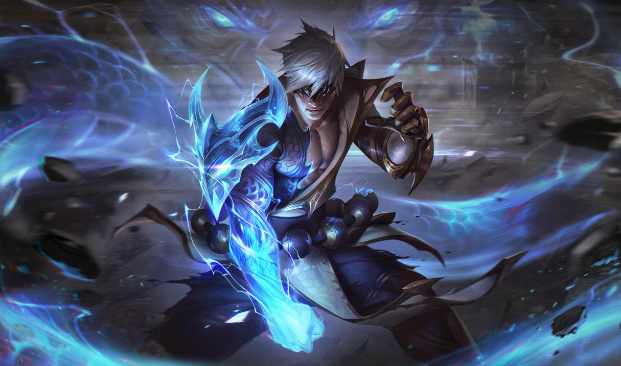 ▷【LoL skin】 Lee Sin Nộ Long Cước / Trang phục v